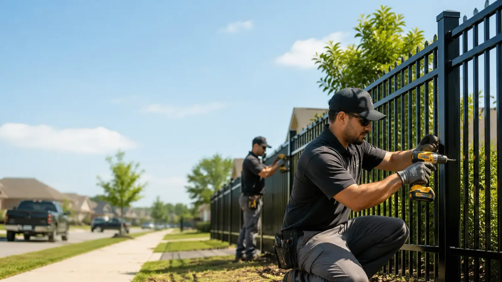 Metal Fence Installation in Rosanky, TX